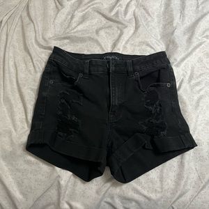 Aeropostal Black jean shorts size 2
